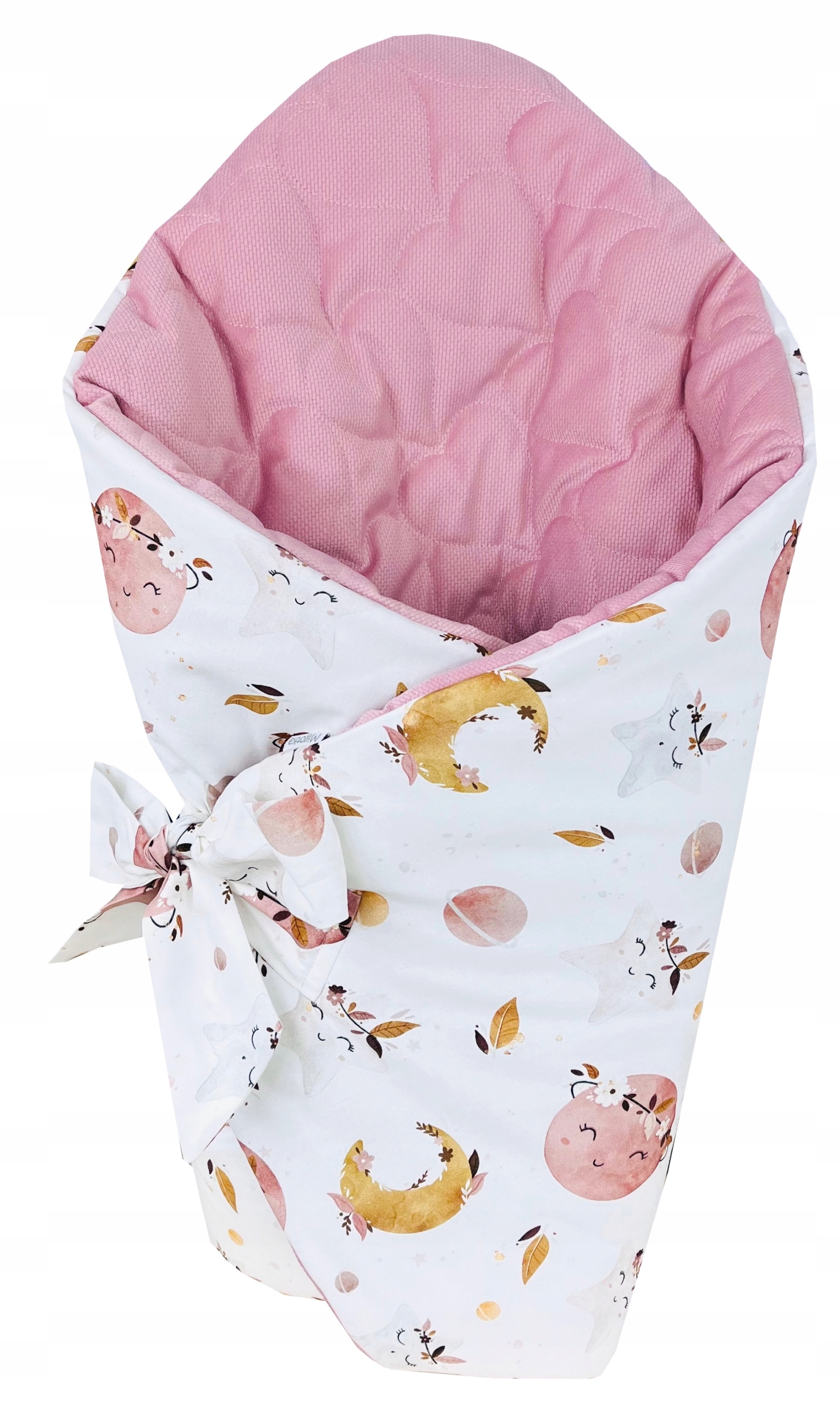 Rożek niemowlęcy velvet becik Boho space