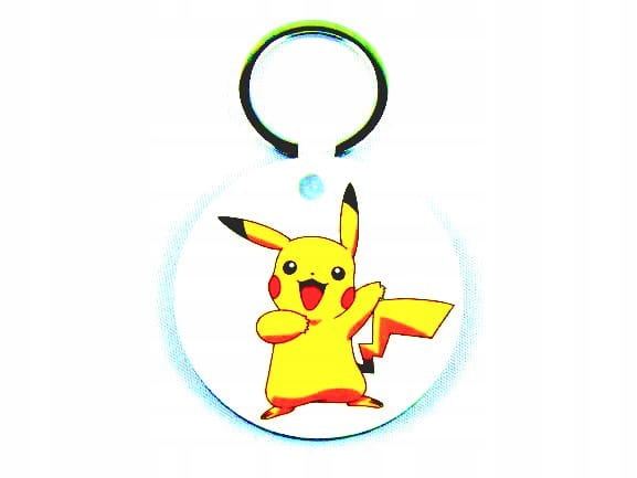 

Pokemon Pikachu breloczek brelok okrągły anime
