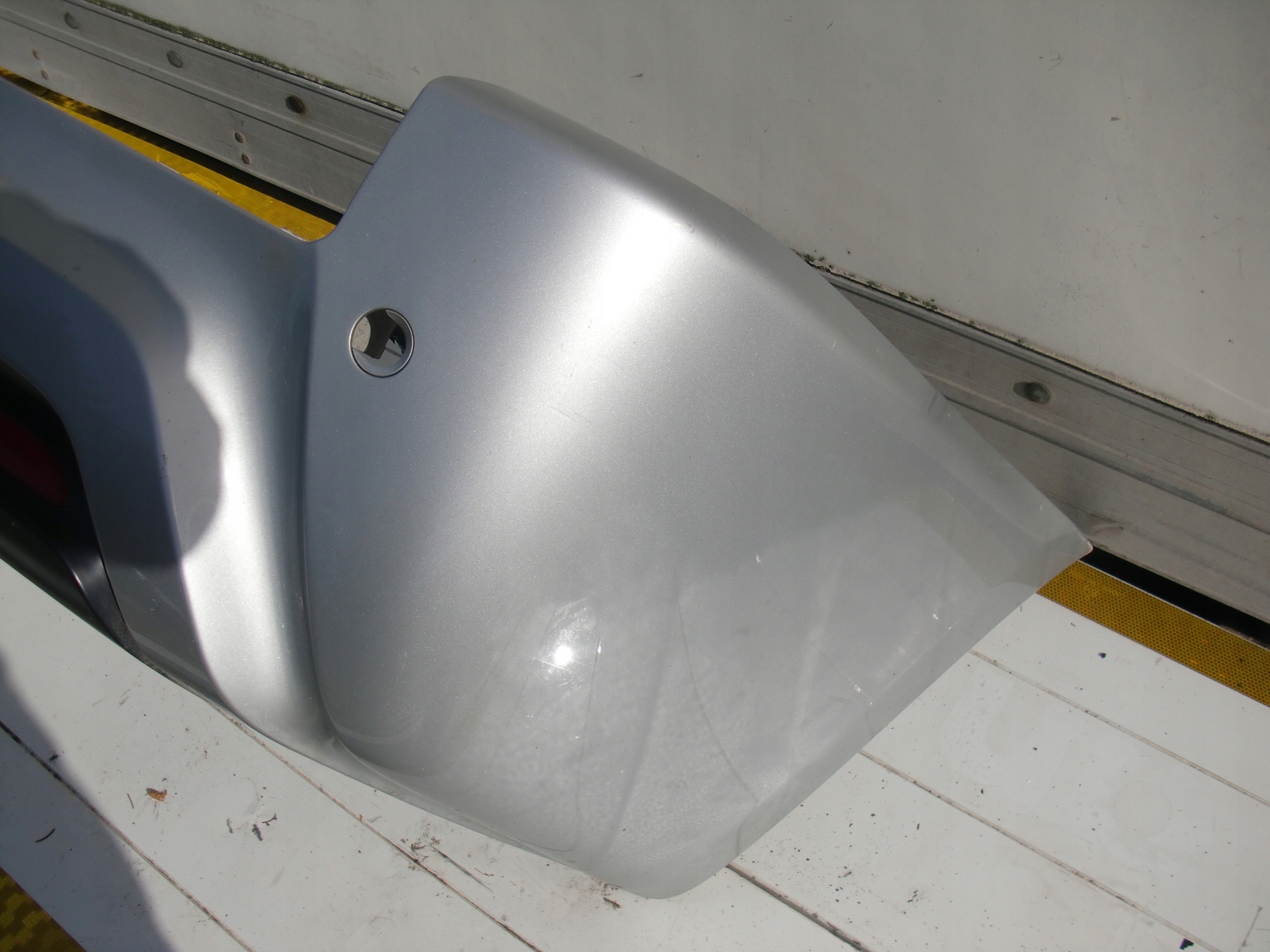 BMW X3 E83 m-packet bumper rear part rear SREBRNY TITANSILBER PDC