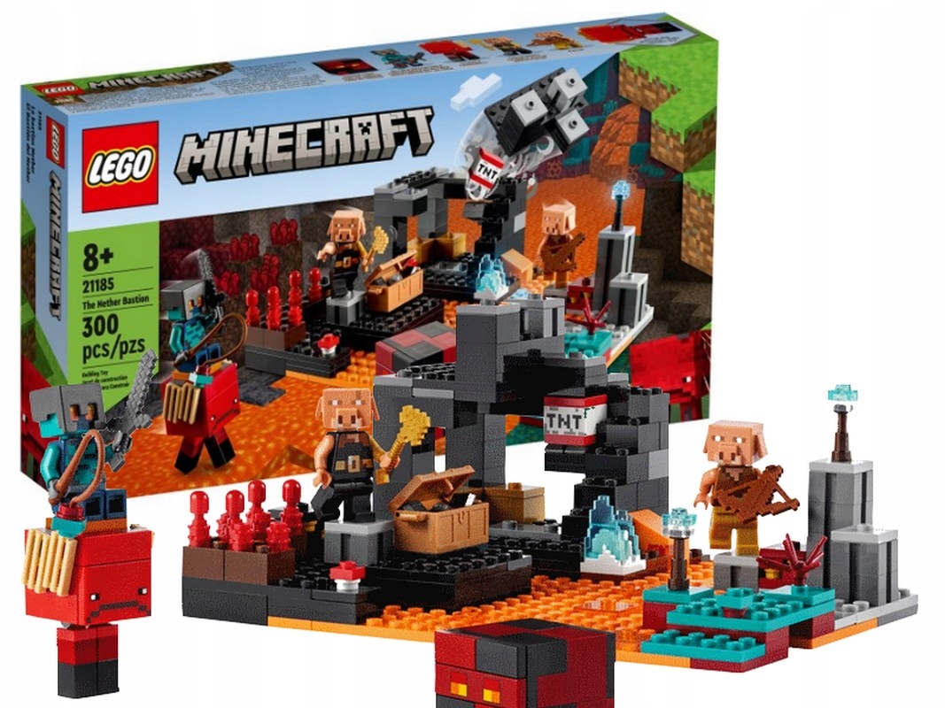 

Lego Minecraft Bastion w Netherze 21185 Sezonu
