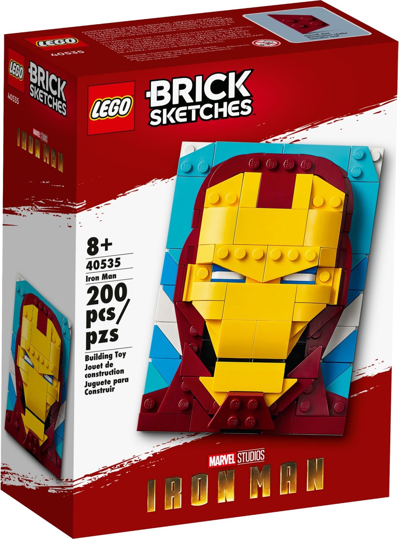 Lego Brick Sketches 40535 Iron Man