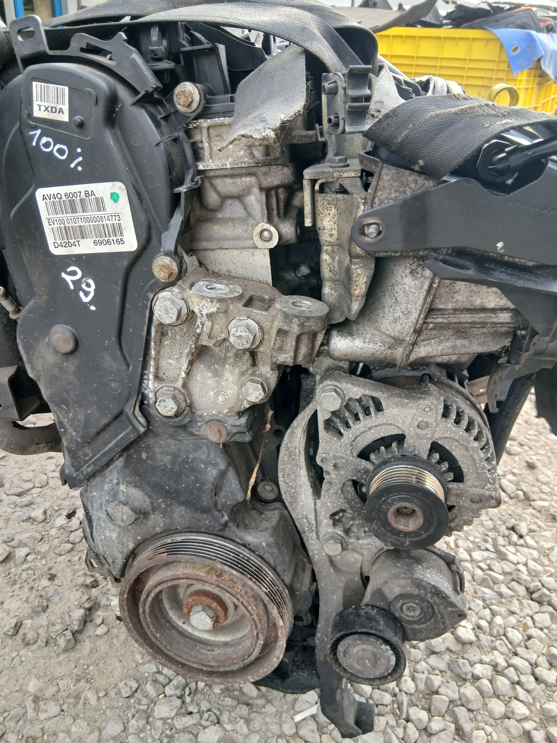 FORD KUGA MK1 2.0 TDCI 2010 engine complete KPL TXDA D4204T 189 TYS