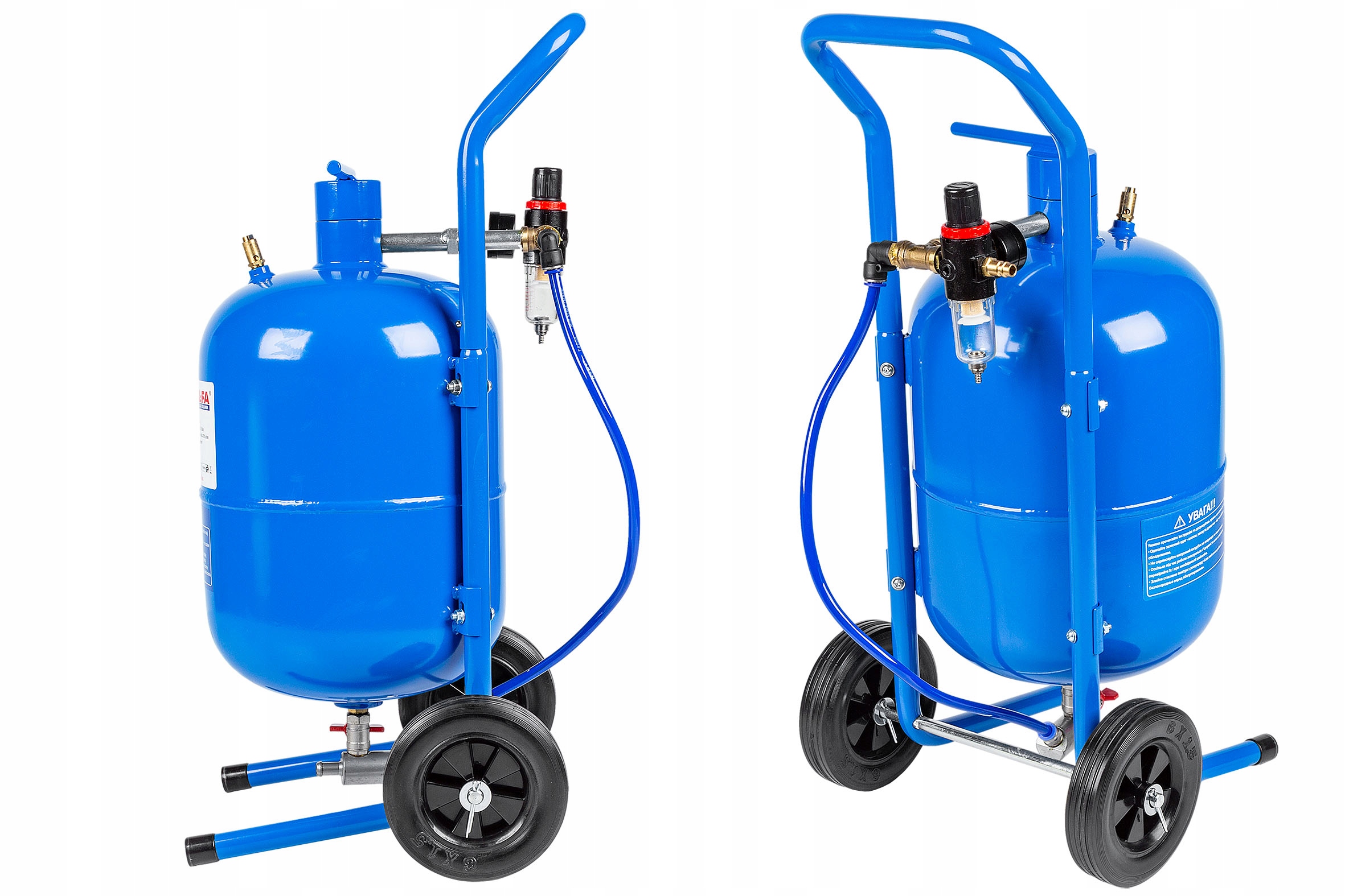 PIASKARKA syfonowa MOBILNA 19L pistolet dysze maska PIASKOWANIE ZESTAW Rodzaj syfonowa