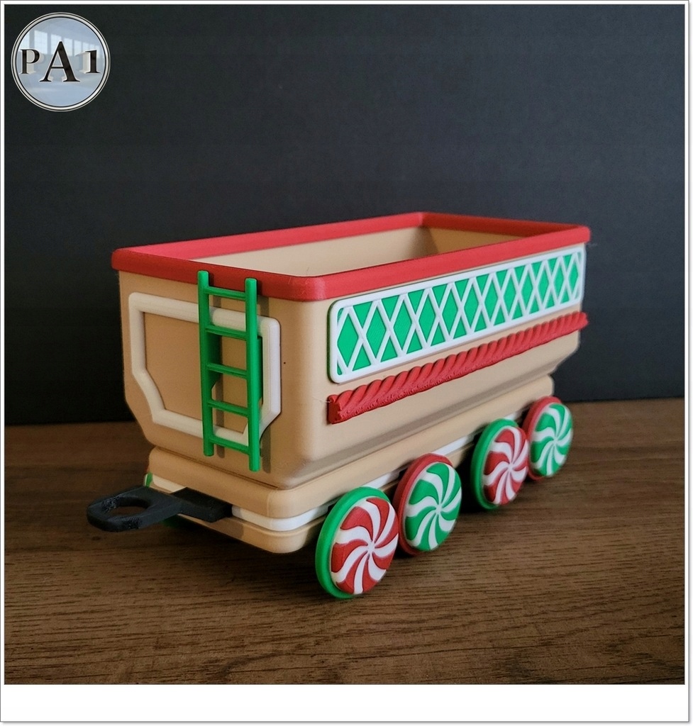 Model otvoreného vianočného vagóna – verzia Kit pre samostatnú montáž