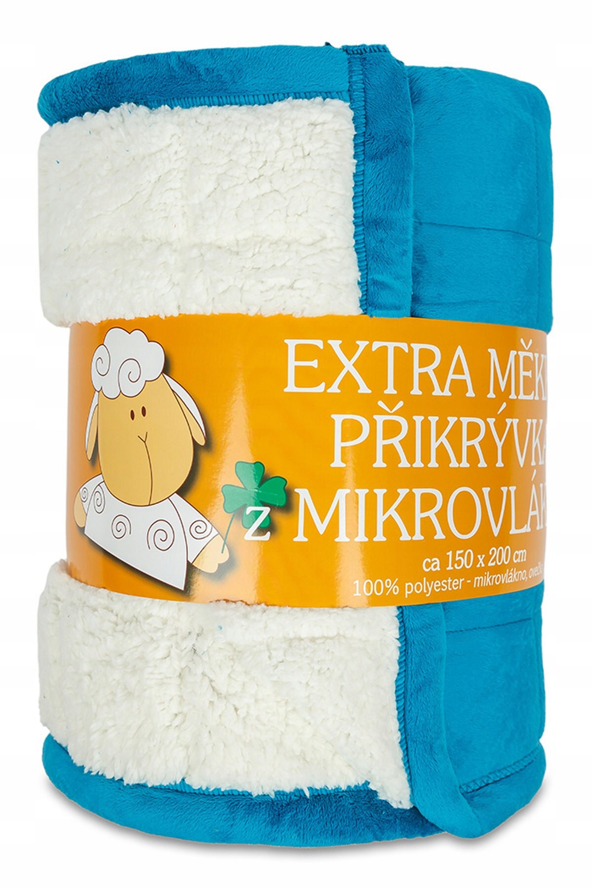 Svitap Deka mikrovlákno Ovce prošev petrolej 150x200 cm