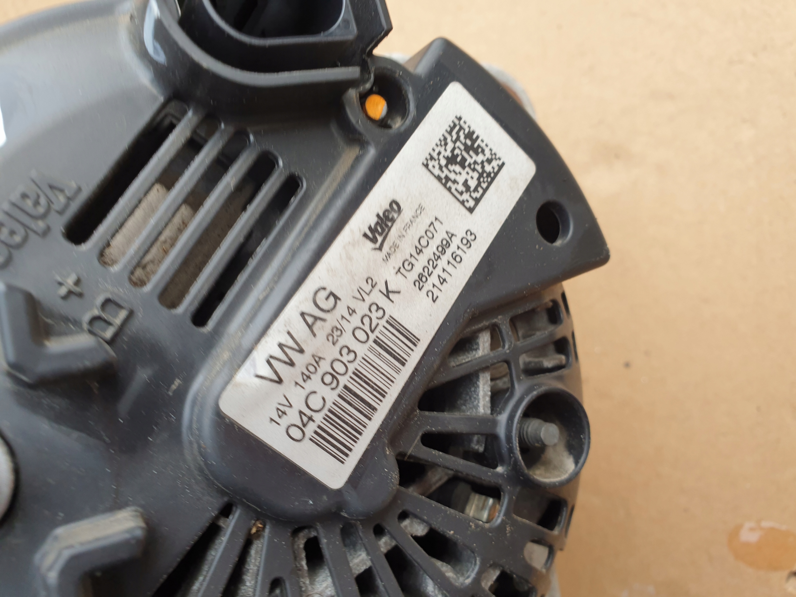 ALTERNATOR SEAT VW SKODA AUDI 1.4 TSI 04C903023K