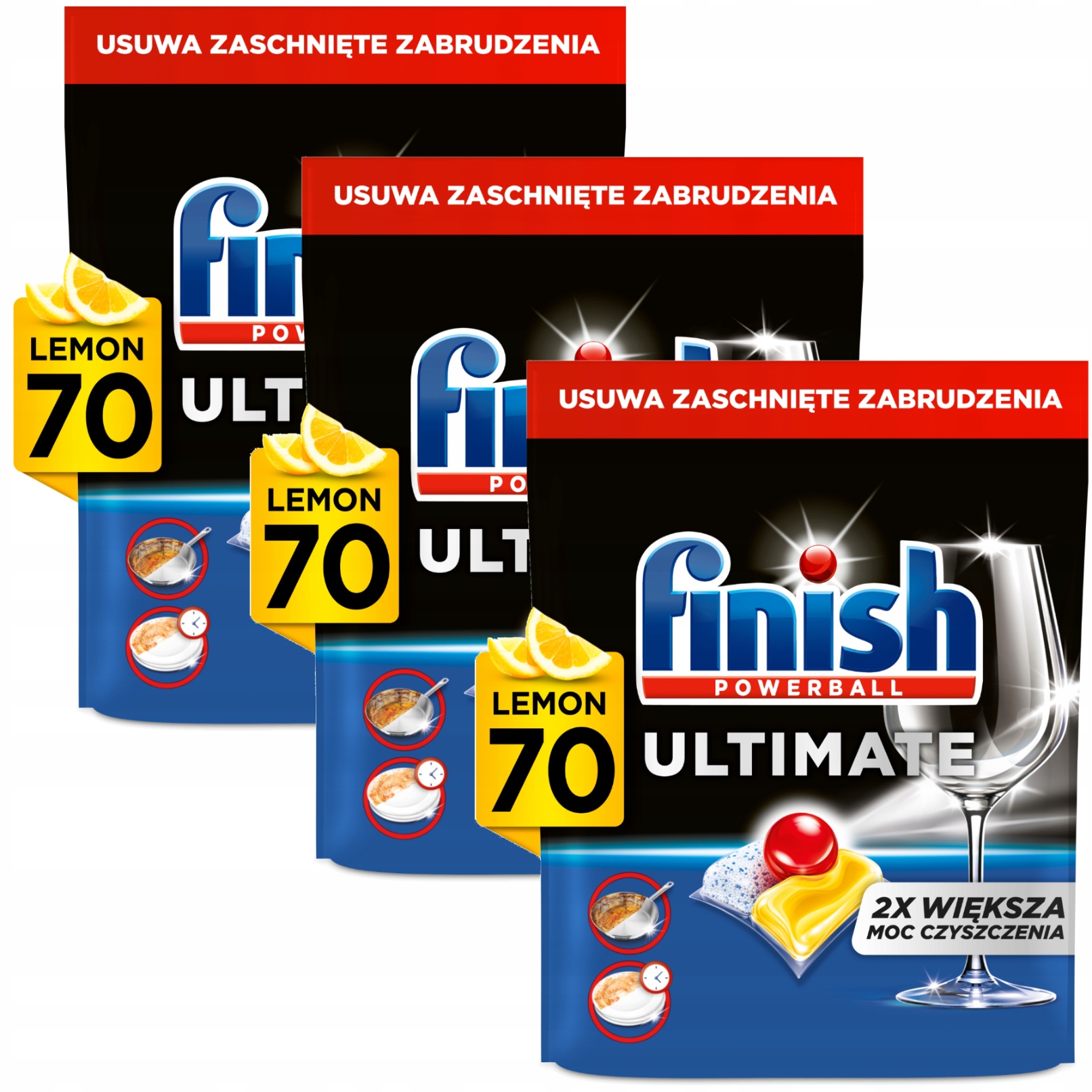 Finish Powerball Ultimate Kapsle Do Myčky Vůně Citron 210 Kusů