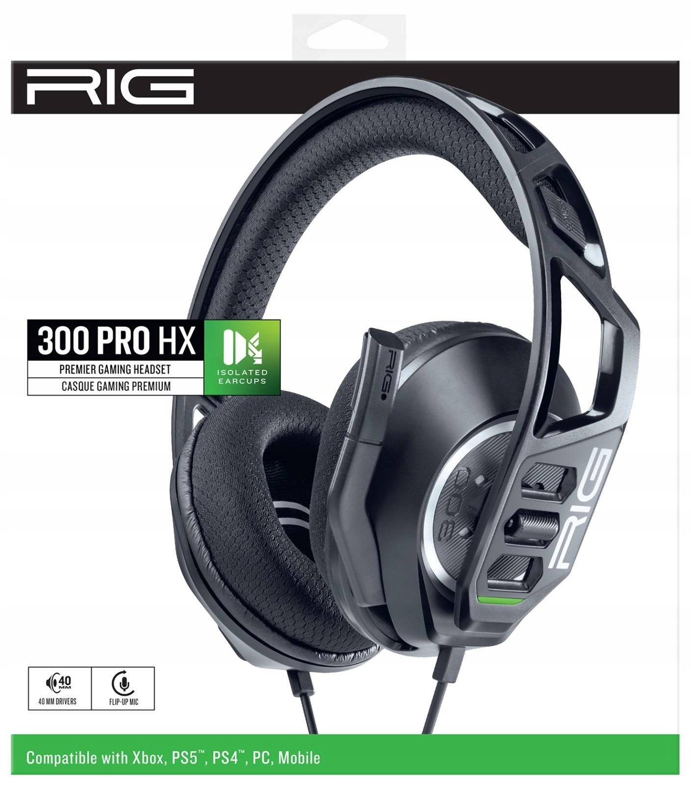 Słuchawki przewodowe NACON RIG XS / XO - RIG300PROHX - Czarne Producent Nacon