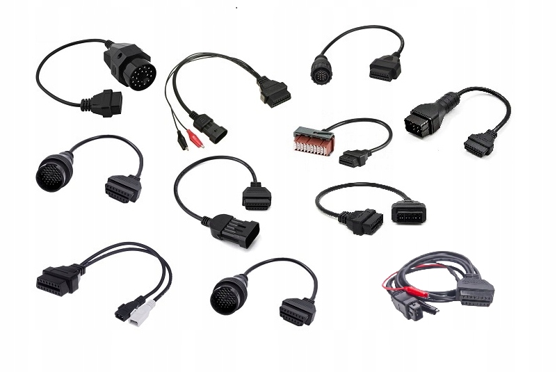 MAXIECU ZESTAW ADAPTERÓW OBD1 - OBD2