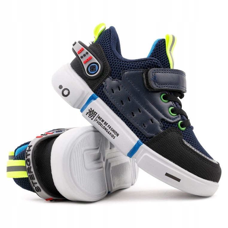 

Granatowe Buty Sportowe Dziecięce Sneakersy Lekkie