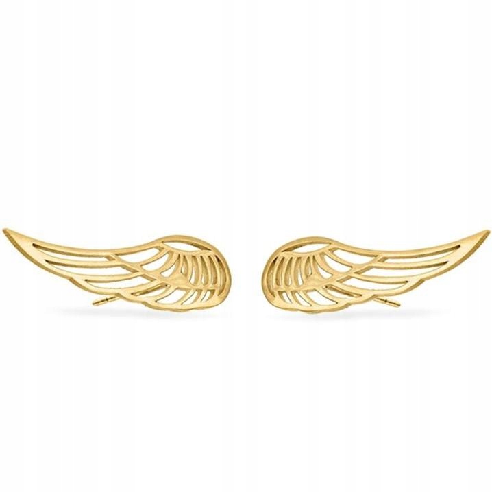 

Złote kolczyki 333 Wings Skrzydła Anioła