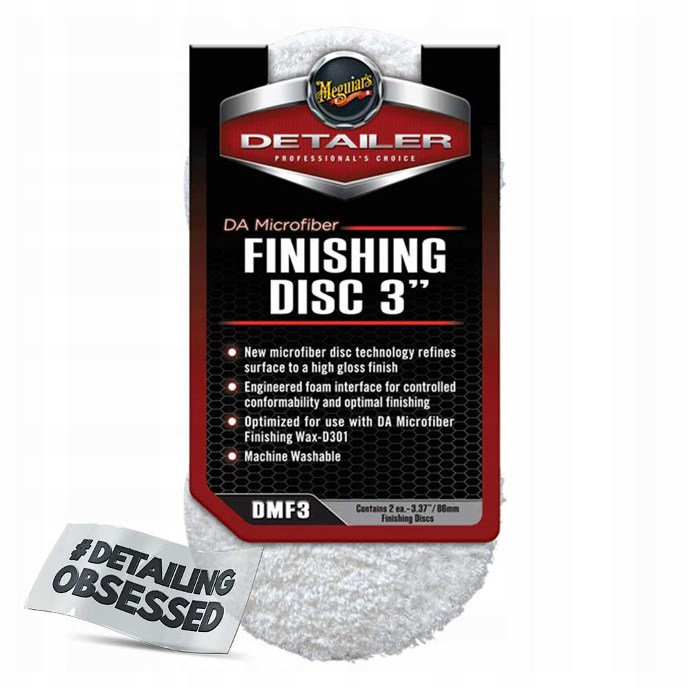 Meguiar'S da Microfiber Finishing Disc 86mm 2шт