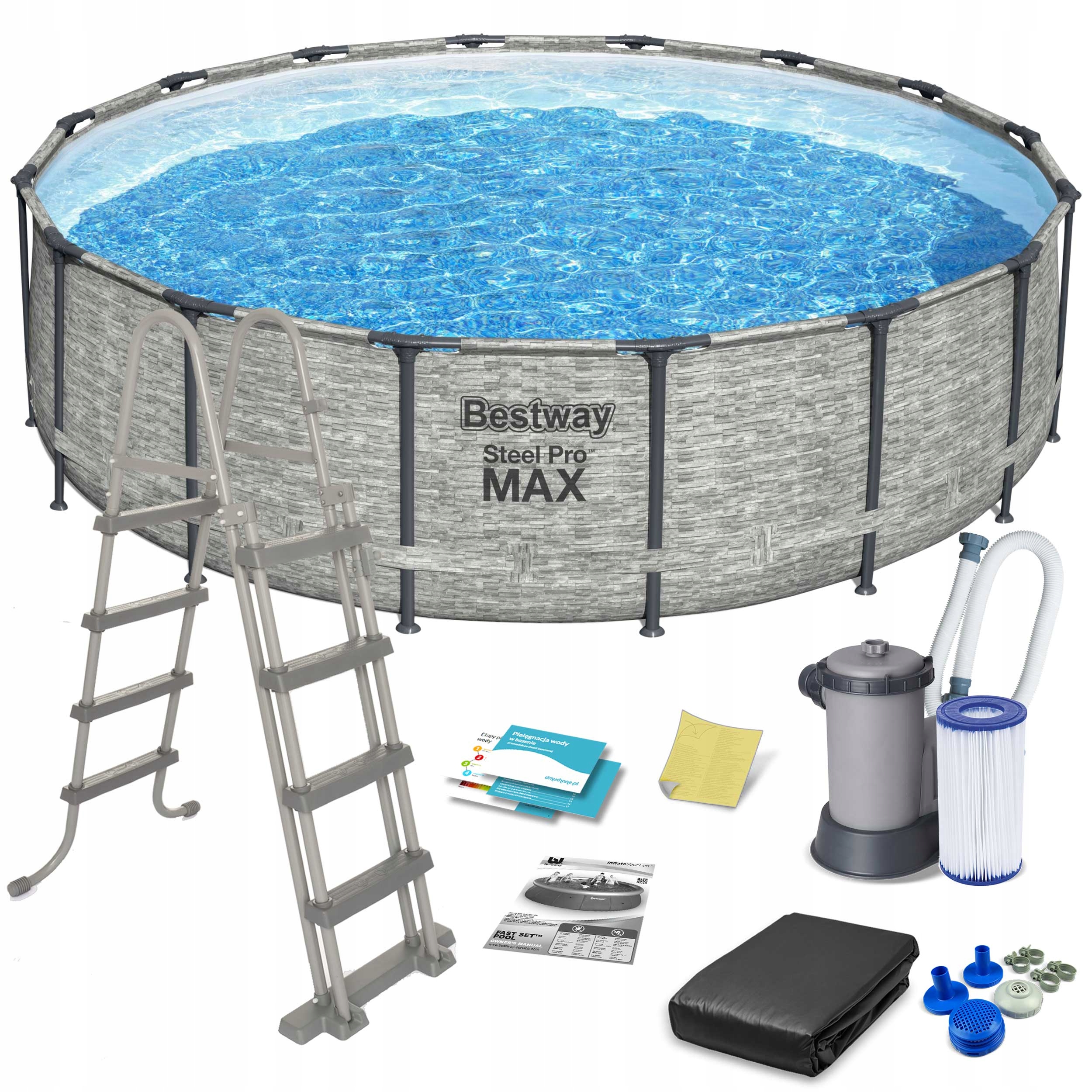 

Basen Ogrodowy Stelażowy 488x122cm Bestway 11w1