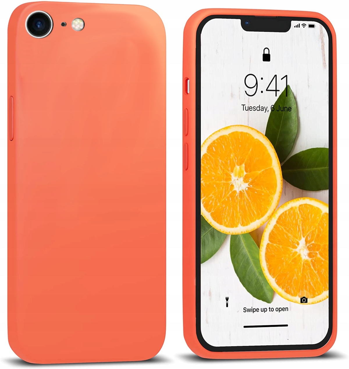 ETUI DO IPHONE 7/8/SE 2020 SILIKON KOLOR + SZKŁO Marka Itel
