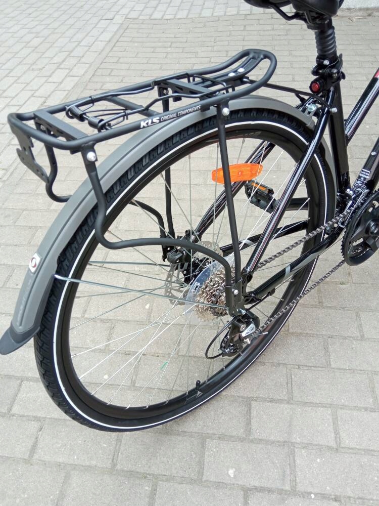 BAGAŻNIK ROWEROWY KELLYS CONVOY NA TARCZE 26-28'' Kolor dominujący czarny