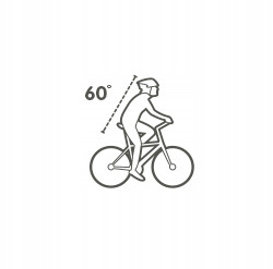 Siodełko MONTE GRAPPA rowerowe VELA UNISEX BRĄZOWE Szerokość 0 mm