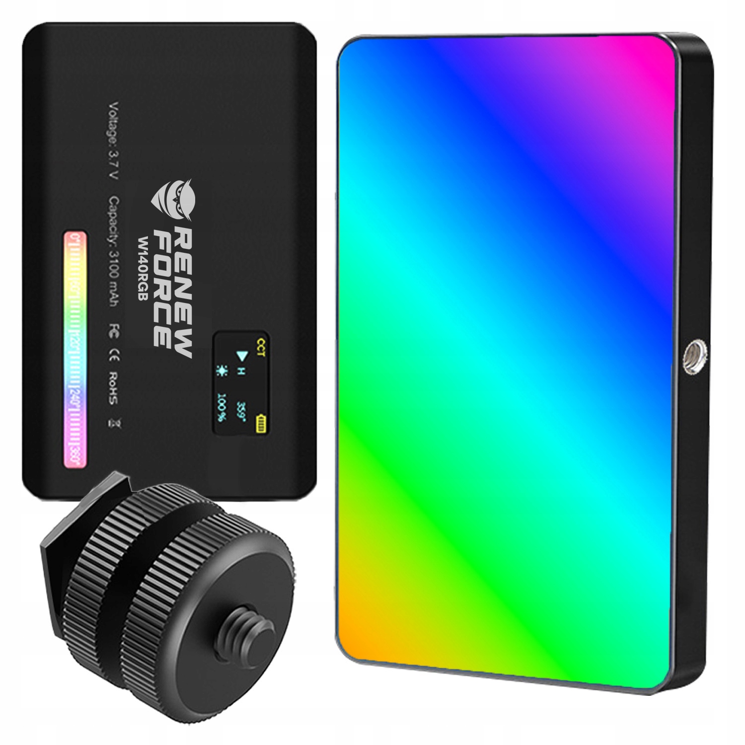 Lampa RGB Diodowa 120 LED do Kamery Telefonu Aparatu Youtube TikTok EAN (GTIN) 5905370209914