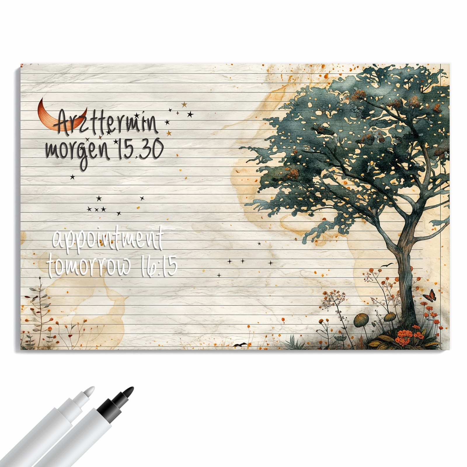 Magnetická tabule Příroda Notatnik 90 × 60 cm