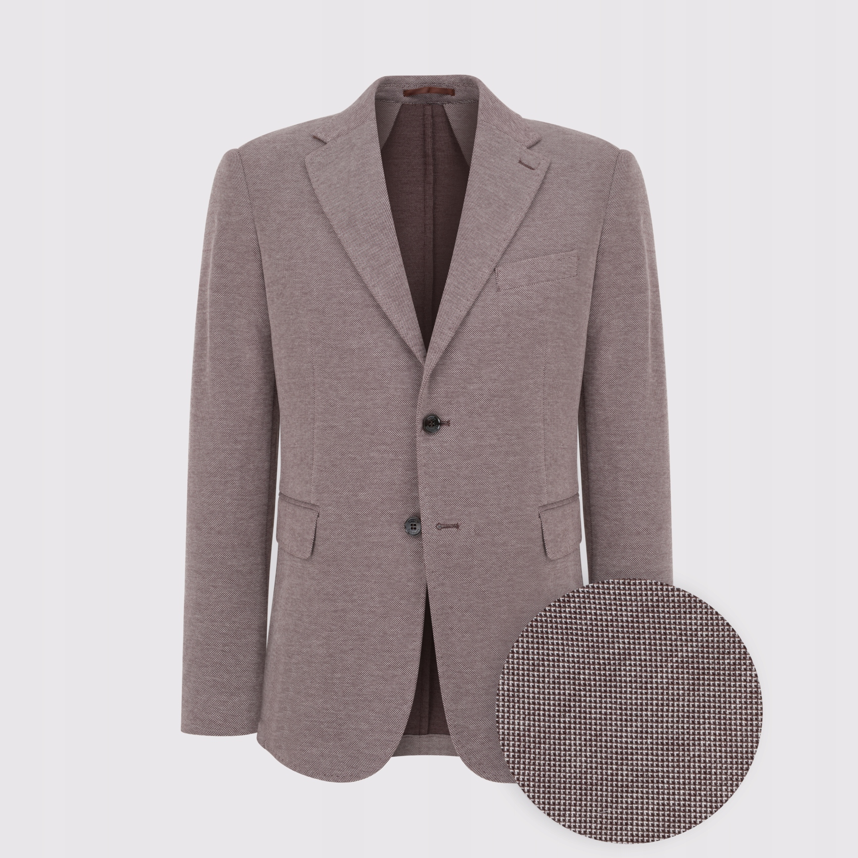 Hnědá ležérní sako s mikrovzorem Pako Lorente vel 56