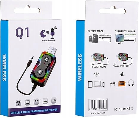 TRANSMITER BLUETOOTH 5 ADAPTER ODBIORNIK NADAJNIK Profile Bluetooth A2DP AVRCP