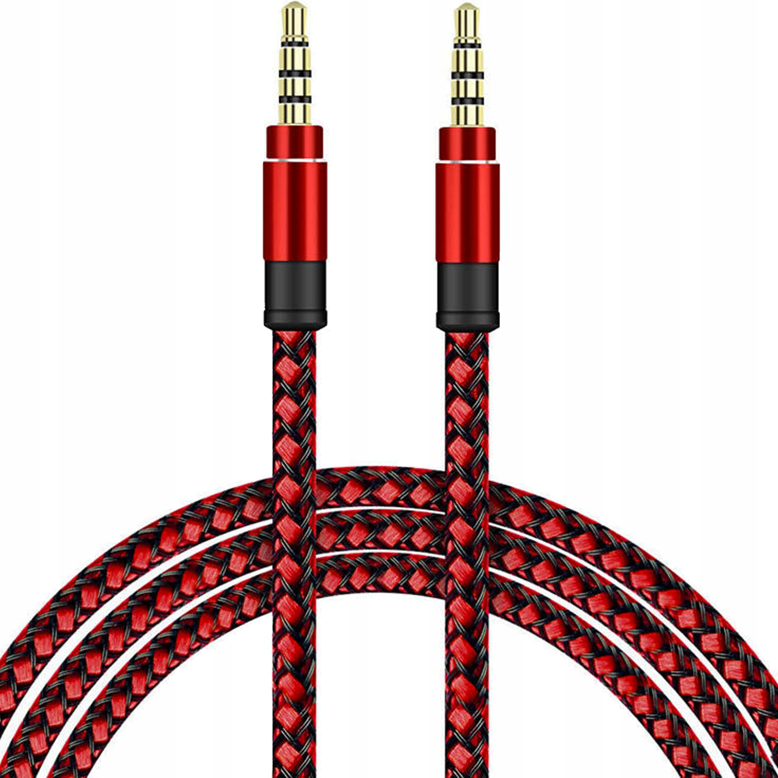Długi Mocny Kabel 1,5M Aux Mini Jack 3,5MM Oplot