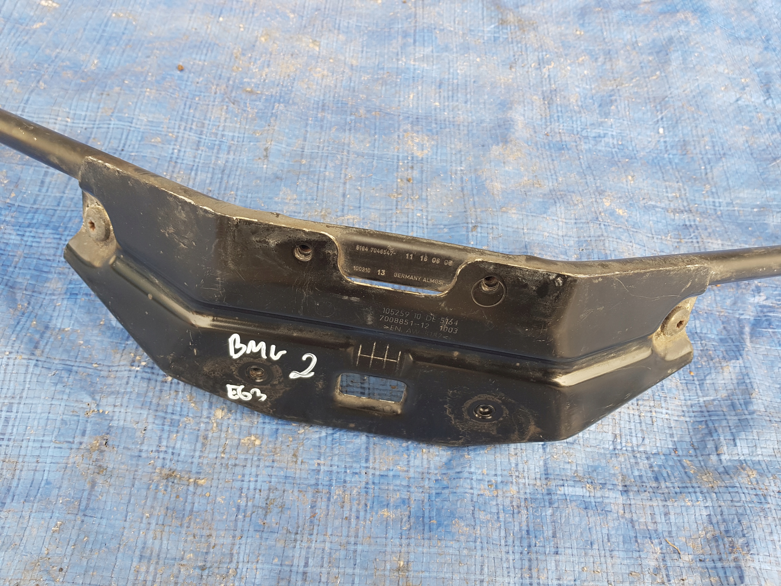 BMW E63 E64 front upper panel sider supports 7008851
