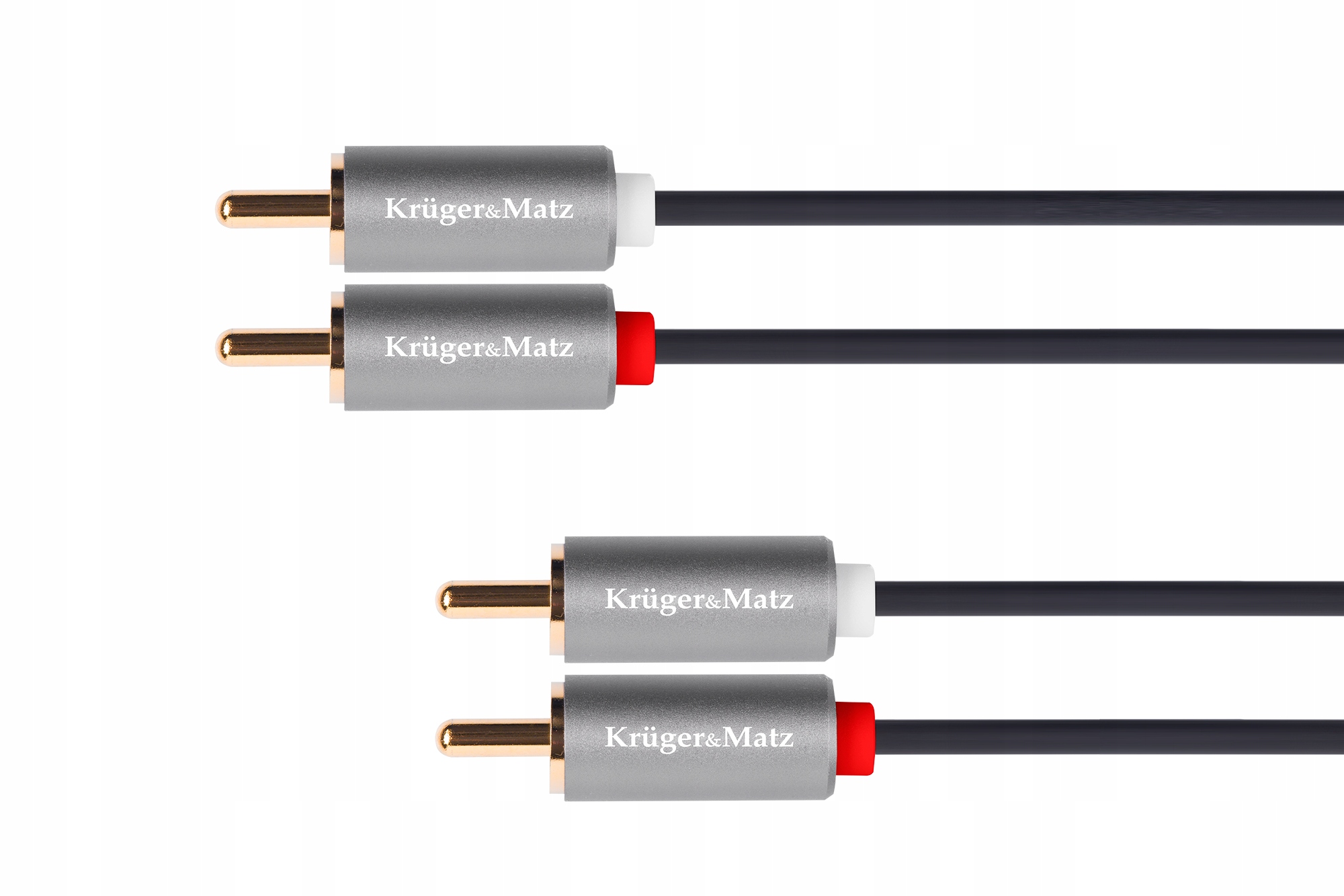 Kabel 2RCA- 2RCA 1m Kruger&Matz Basic Krüger&Matz