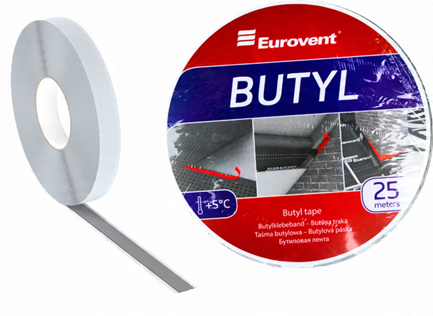 

Taśma Dwustronna Butyl Butylowa Eurovent 15 x 25mb
