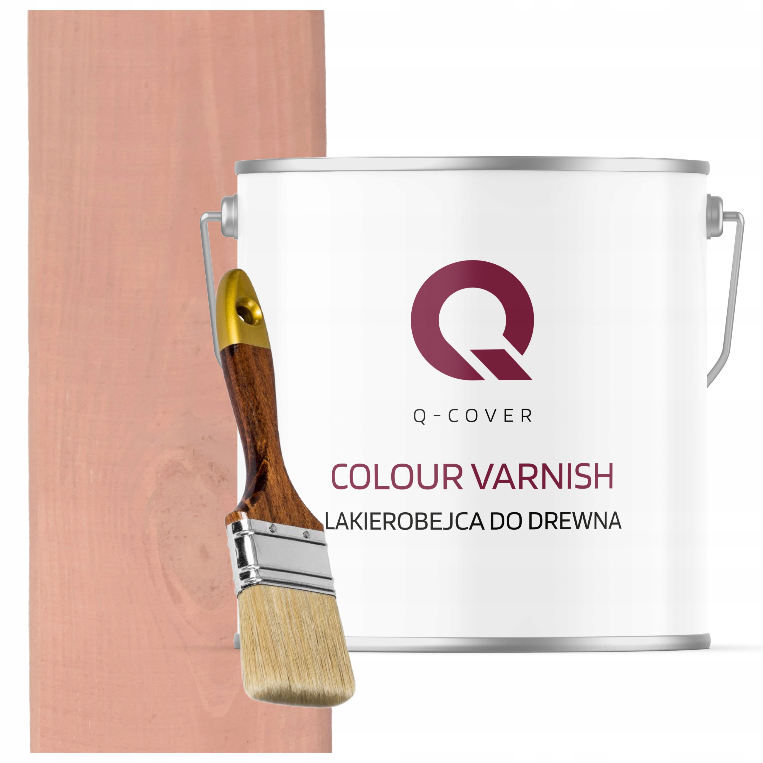 Lakovnice Na Dřevěné Prvky Výkonná 3V1 Lososová Polomatná 5L+BONUS