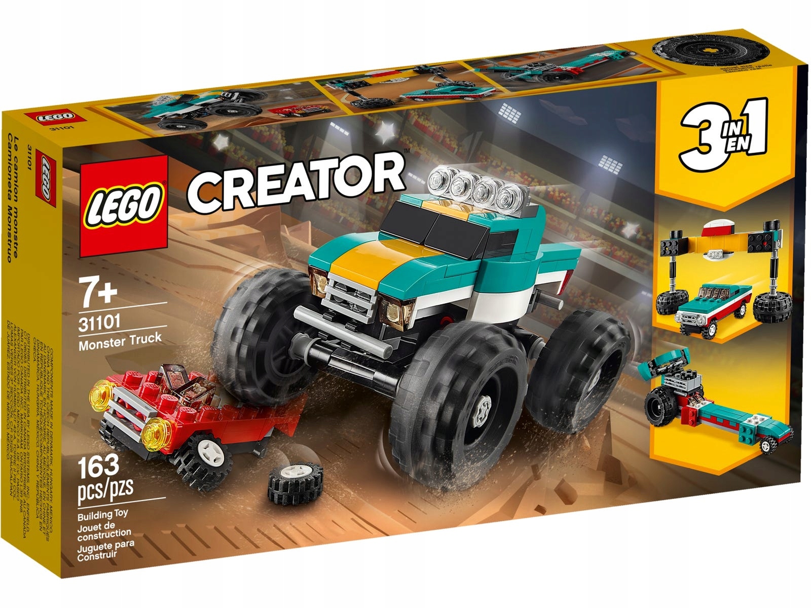 Klocki LEGO Creator 3w1 31101 - Monster Truck