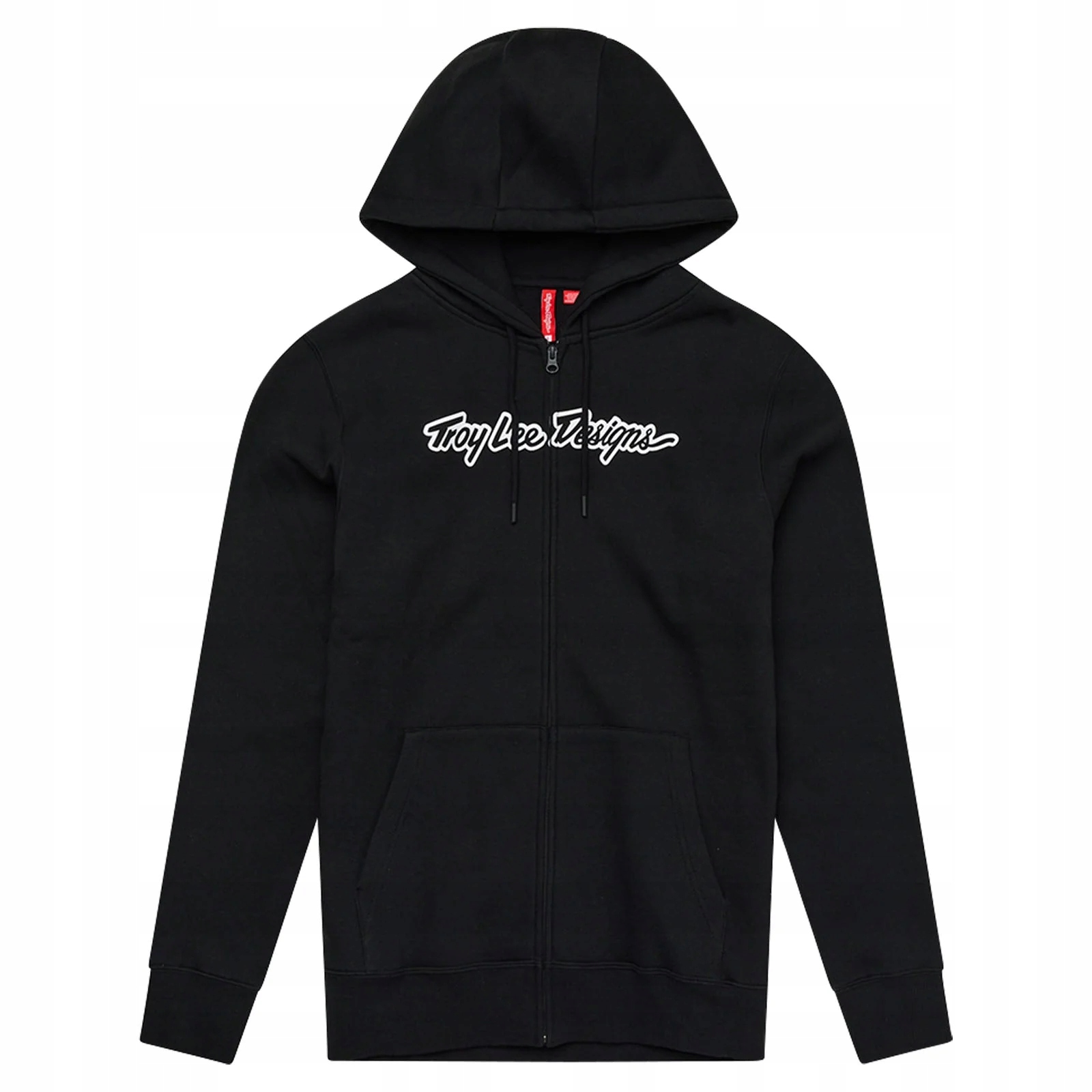 Mikina Troy Lee Designs Zip-up Hoodie Signature Black velikost M