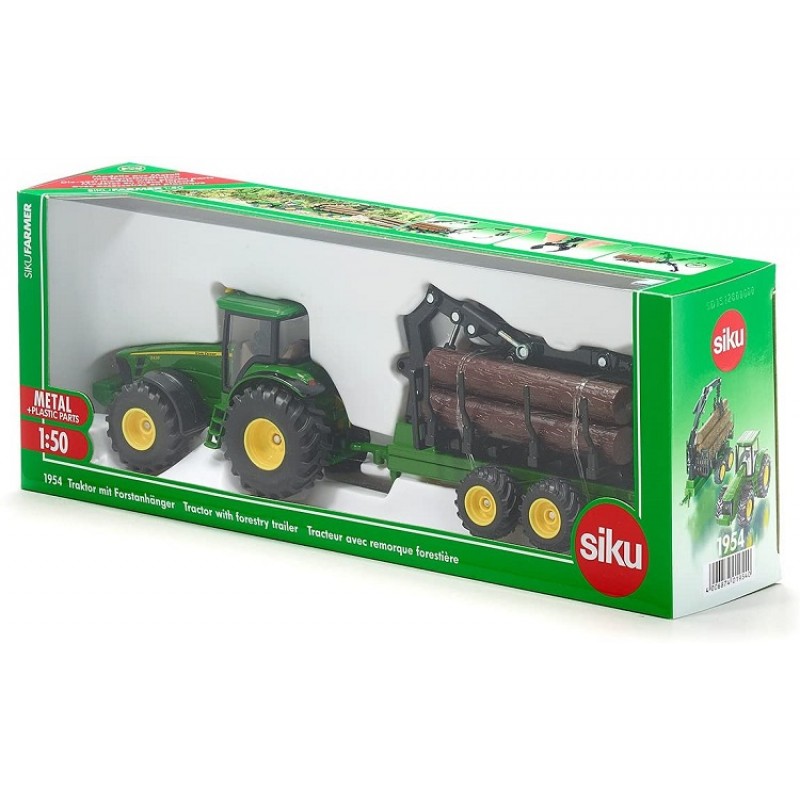 

Siku 1954 Traktor Ciągnik Transporter Drewna 1:50