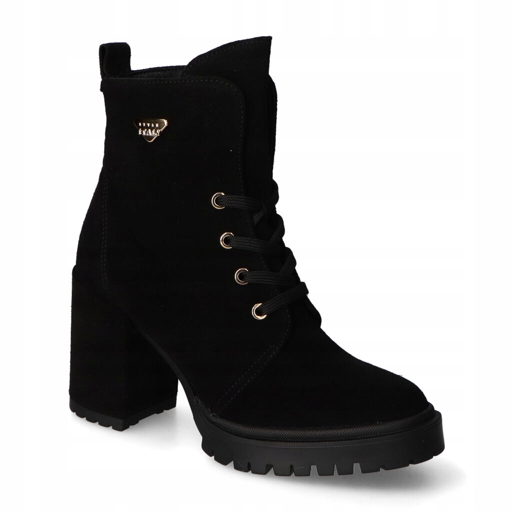 Karino 3873/003-F Černé semišové kotníkové Kotníkové Boty 37