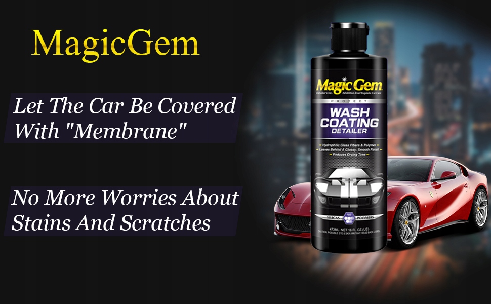 Magic Gem Car Coating Spray 16FL.OZ, Quick Effect Coating Agent, Magic Gem Marka inna marka