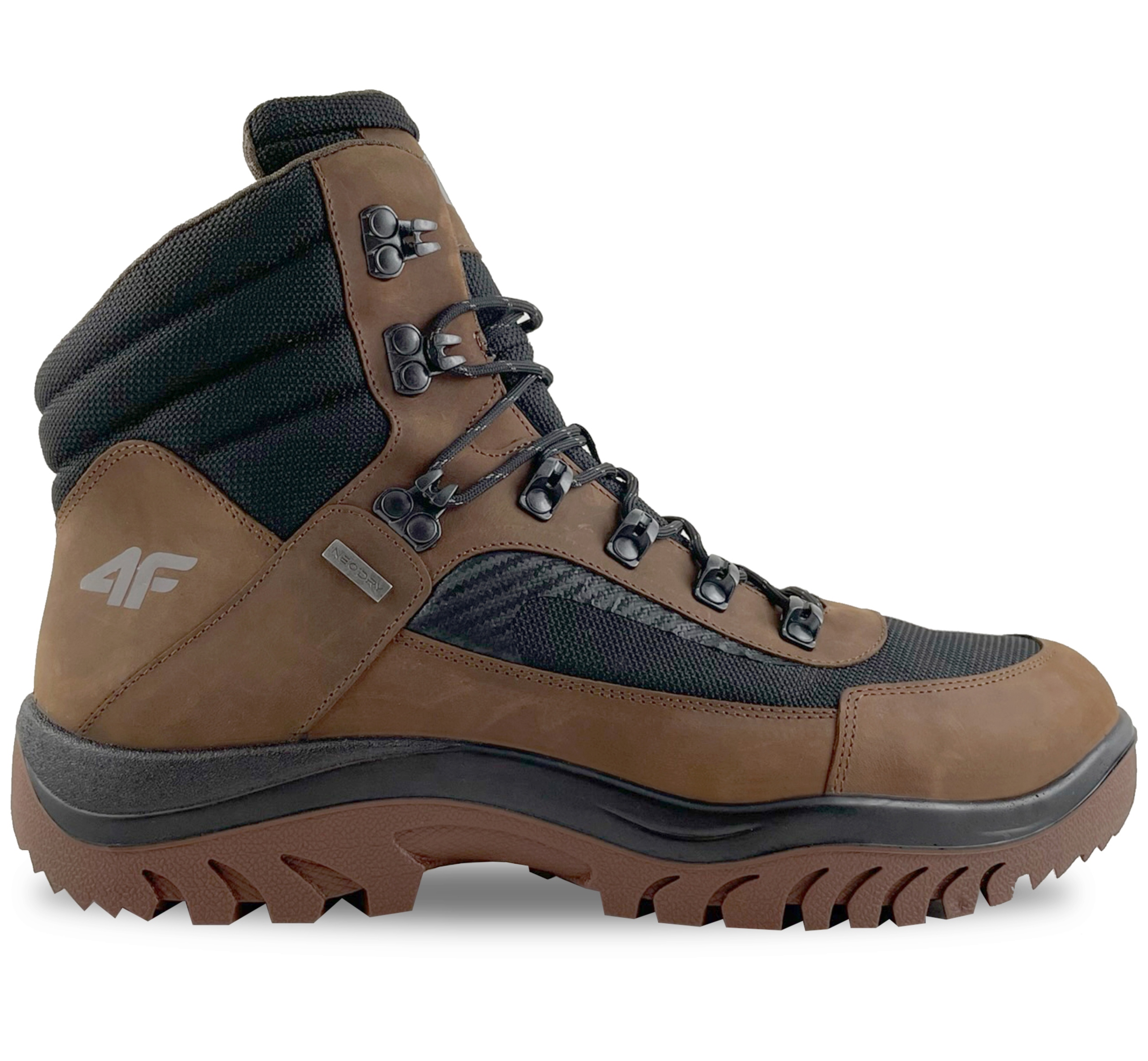 

Męskie Buty 4F Skórzane Trekking OBMH253 43