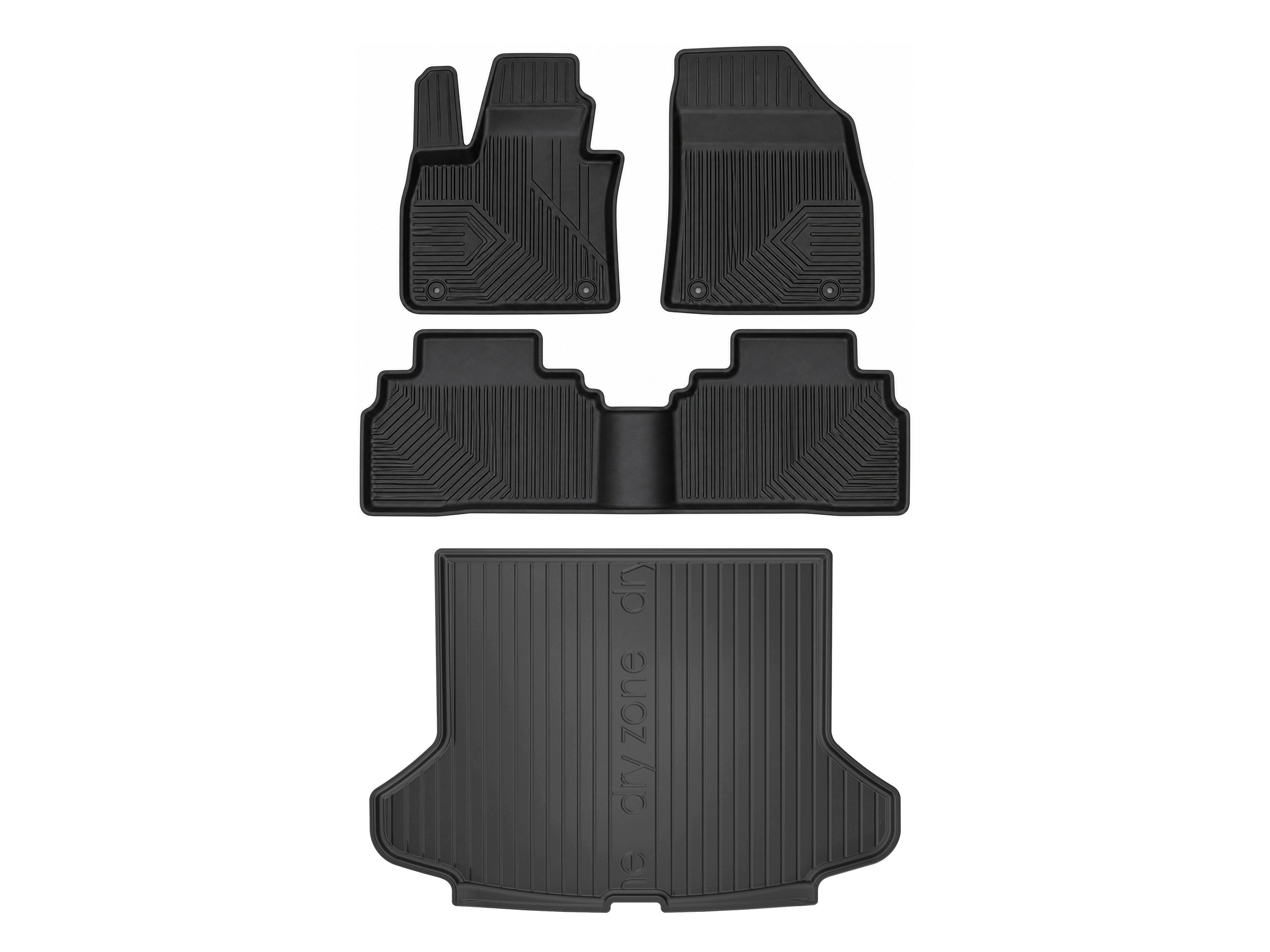 3D koberčeky rohož DryZone pre: Bestune T90 2023- Suv 4 kusy