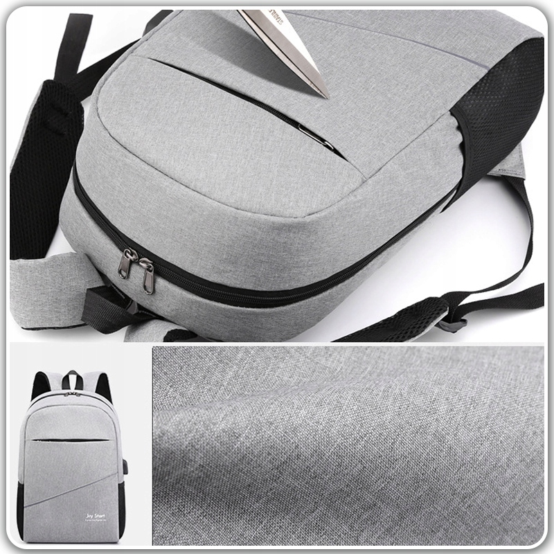 Plecak męski damski do pracy na laptopa szkolny młodzieżowy pojemny 3w1 Wzór dominujący napisy