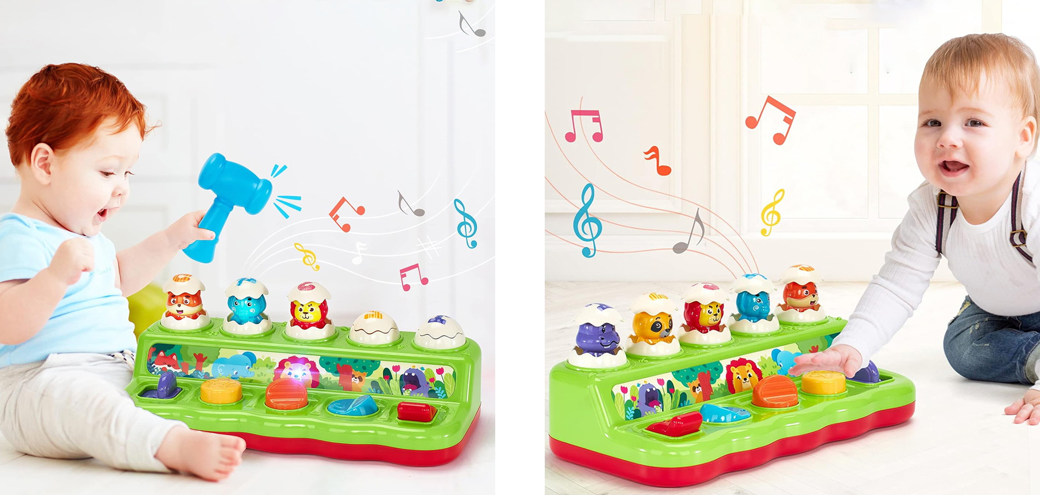 INTERAKTYWNY POP-UP PRZEŁĄCZNIK ZABAWKI 6-18 MIESIĘCY Z MUZYKĄ I ŚWIATŁEM EAN (GTIN) 884929299123