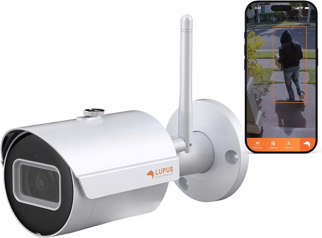 Vonkajšia Kamera Lupus LE202 Monitorovanie Bezdrôtová Aplikácia Wlan 100°