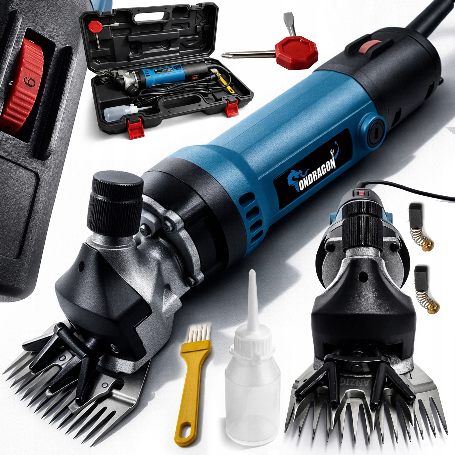 Levně Stříhací Strojek Pro Zvířata A Ovce, Koně, Plynulá Regulace, 1100 W