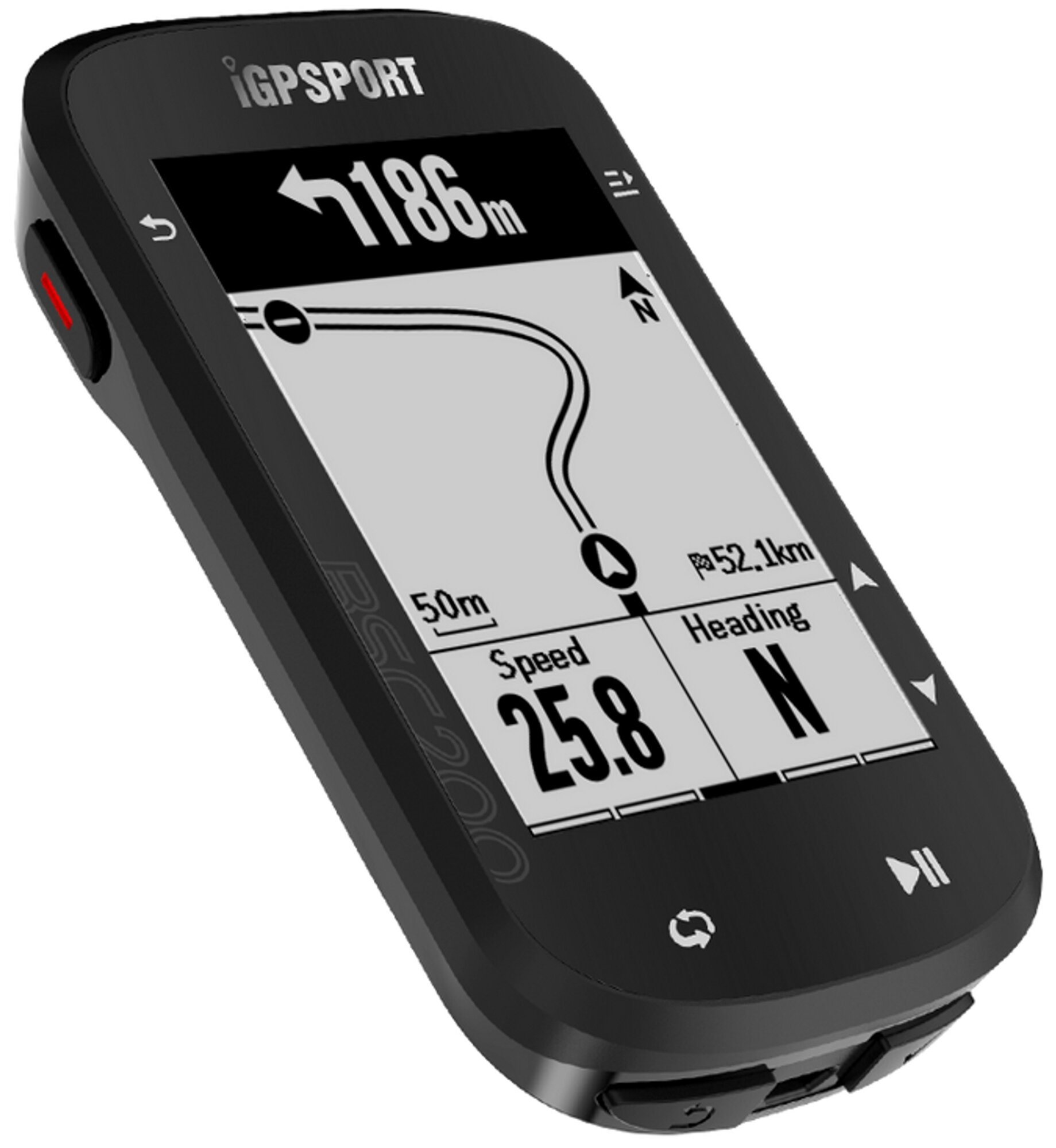 Cyklopočítač bezdrátový Gps Cyklistická navigace Igpsport BSC200