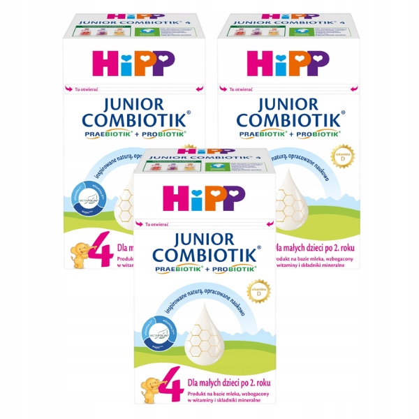 HiPP Junior Combiotik 4 Mleko po 2. roku 3x550g
