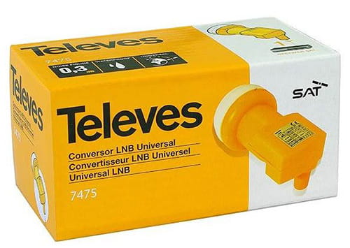 Konwerter single pojedynczy Televes 7475 EAN (GTIN) 8424450074756