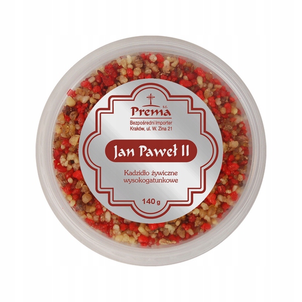 

Jan Paweł II kadzidło kościelne 140g Prema