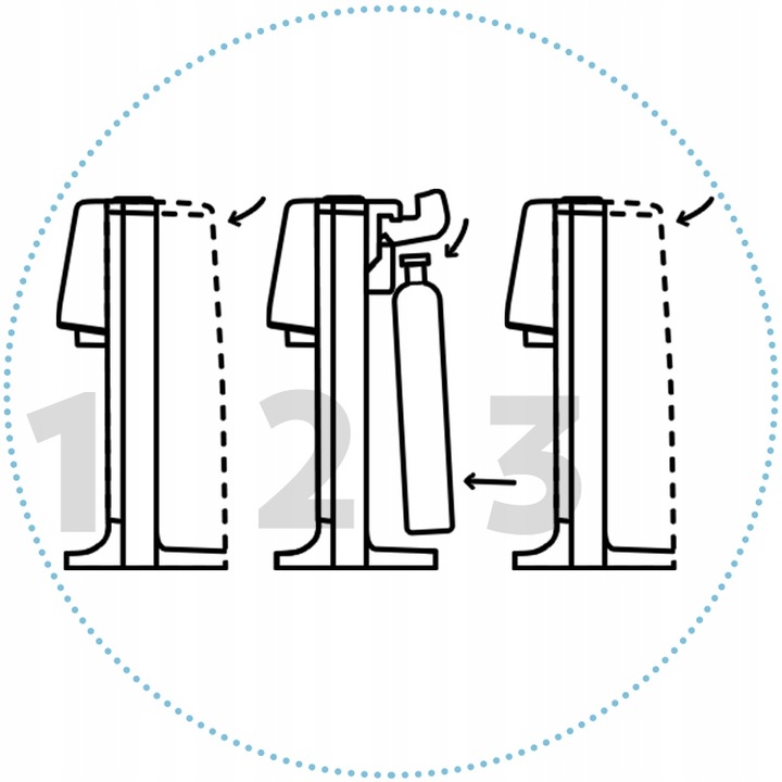 NABÓJ SODASTREAM BUTLA CO2 QUICK CONNECT TERRA DUO ART Marka SodaStream