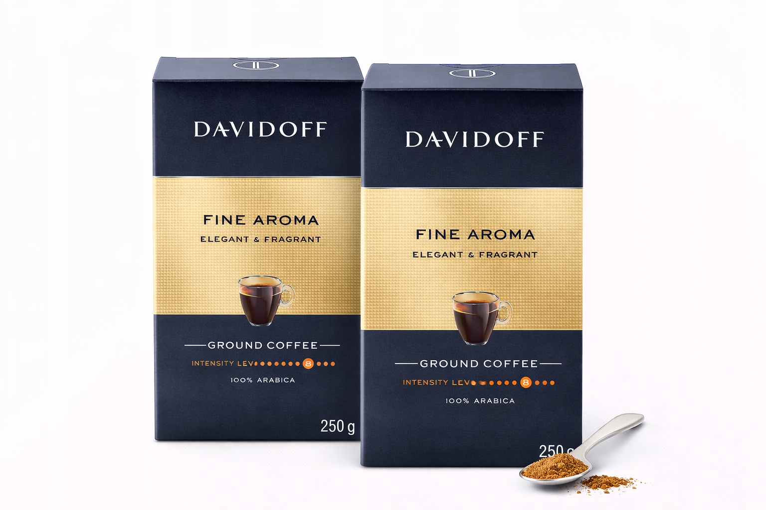 Levně Mletá káva Davidoff Fine Aroma 250 g 100% Arabica Sada 500 g