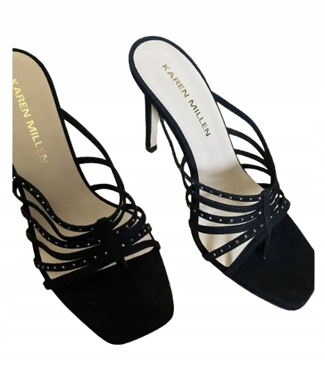 Karen Millen Dámské Nazouváky Elegantní Žabky Černé 38 Oie