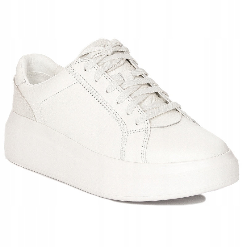 Sneakersy Ugg 1130763-BRWH skórzane białe r.36