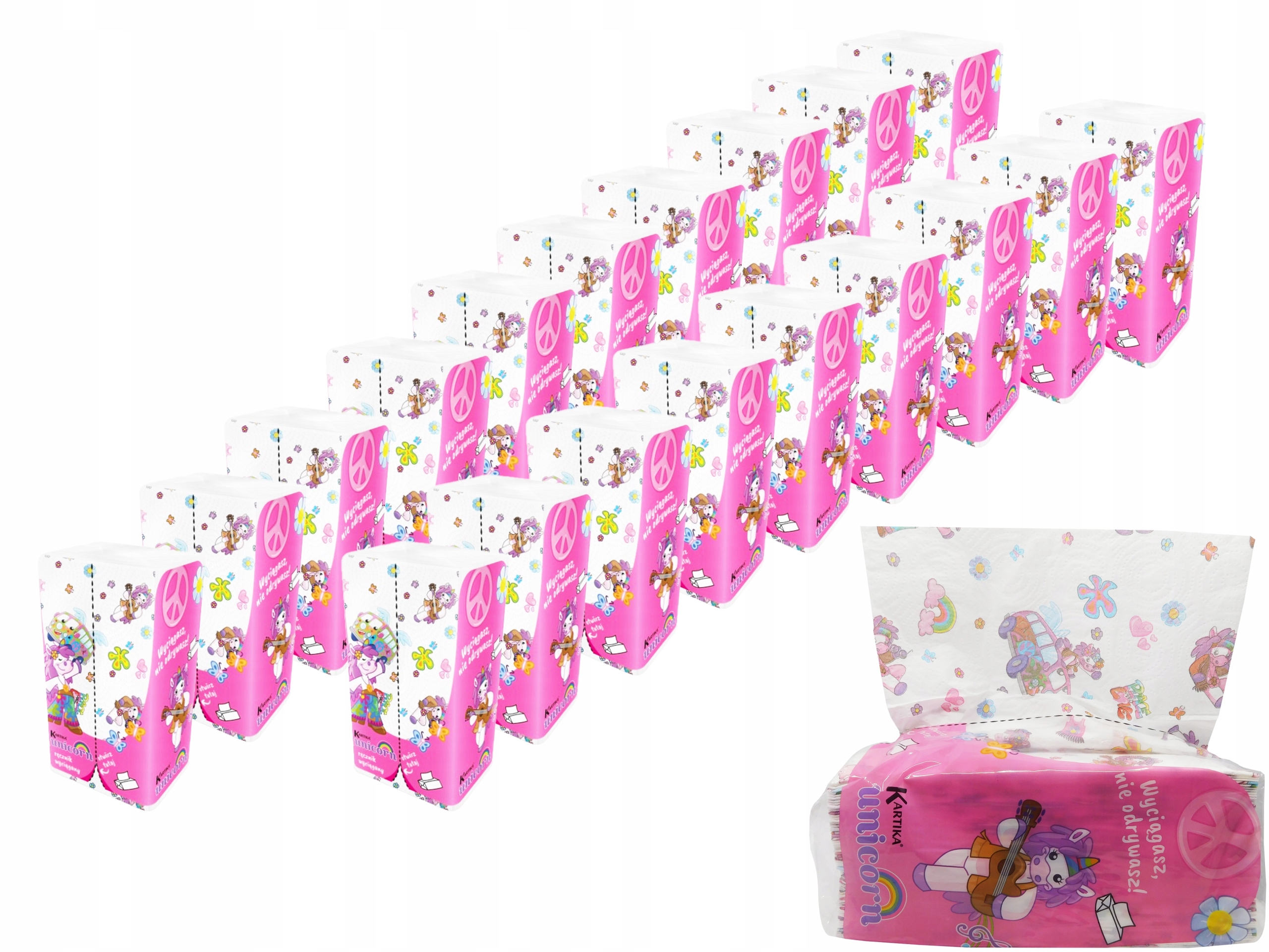 Levně Papírové ručníky Zz Kartika Jednorožec Unicorn 2W 3000 listů 20 bind