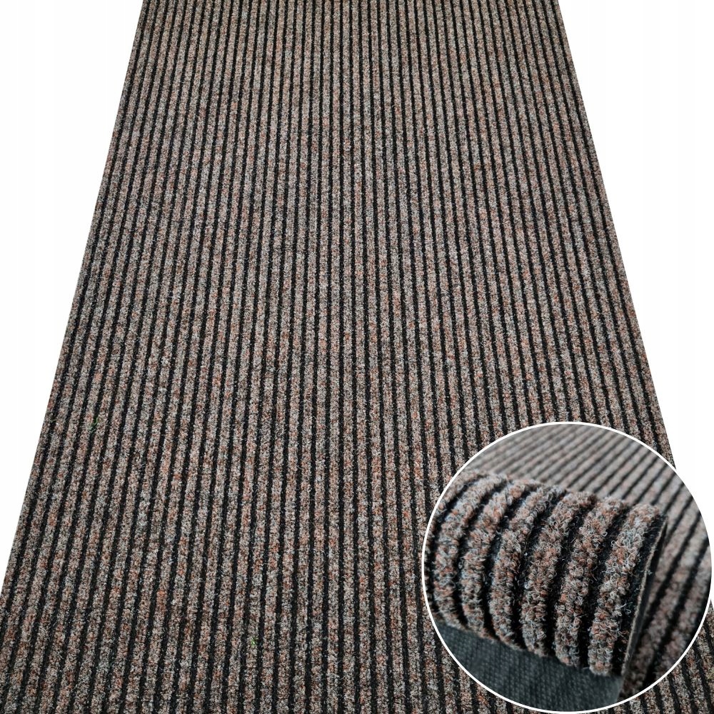 WYCIERACZKA NA METRY MATA WEJŚCIOWA CHODNIK DO BUTÓW POD DRZWI NA GUMIE 80 Długość 10 cm